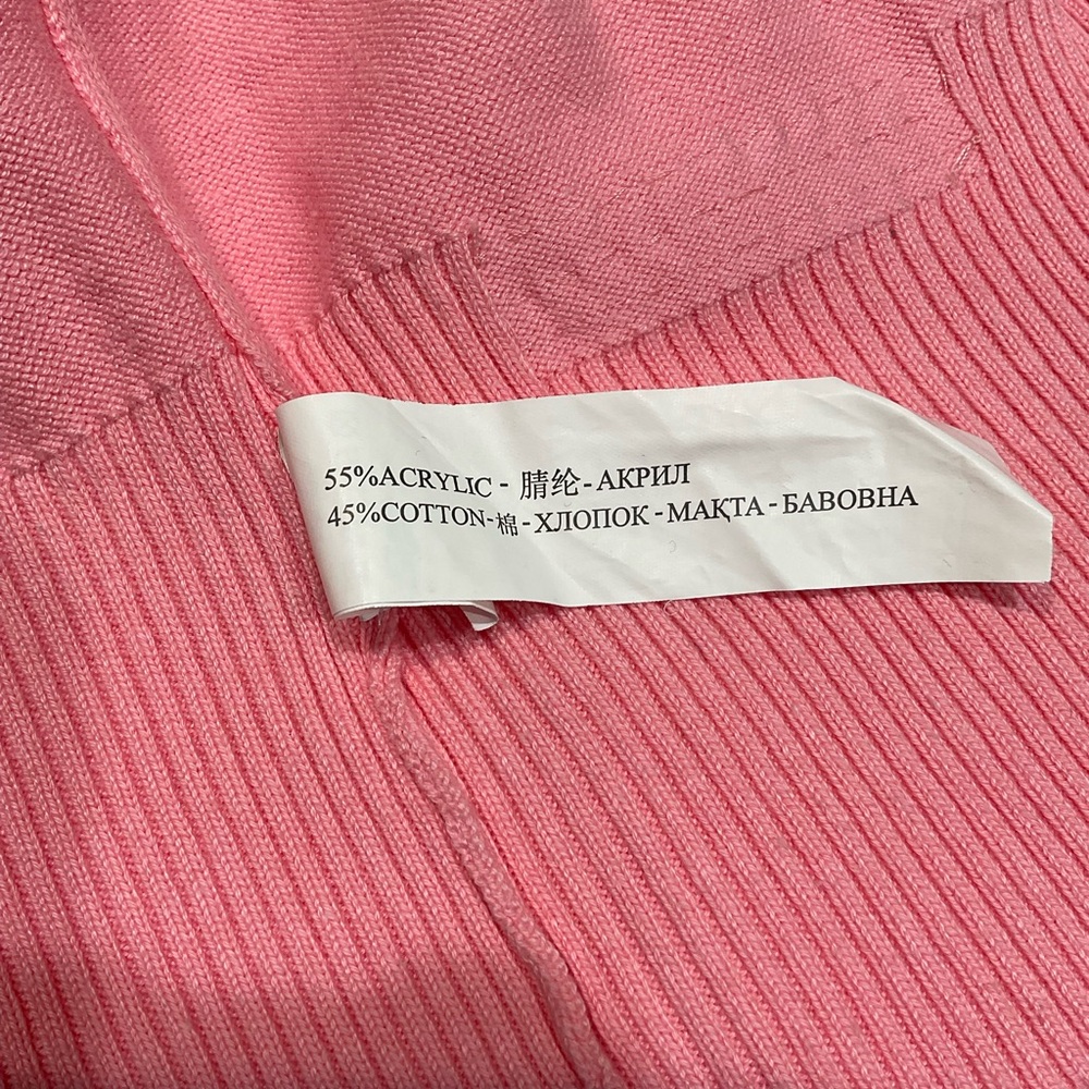 🍏🍏🍏 Girl’s 45% Cotton/Acrylic Perl Beads Adorned Cardigan, Size 7-8 years - Picture 6 of 7